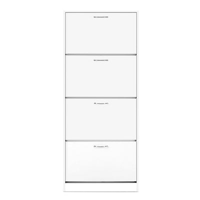 Artiss Shoe Rack Shoes Storage Cabinet 60 Pairs 4 Doors - White