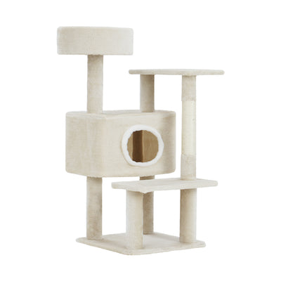 i.Pet Cat Tree 90cm Scratching Post Tower Scratcher Wood Condo House Bed Trees