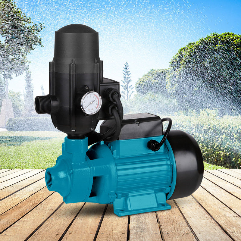 Giantz Peripheral Water Pump Garden Boiler Car Wash Auto Irrigation QB80 Black