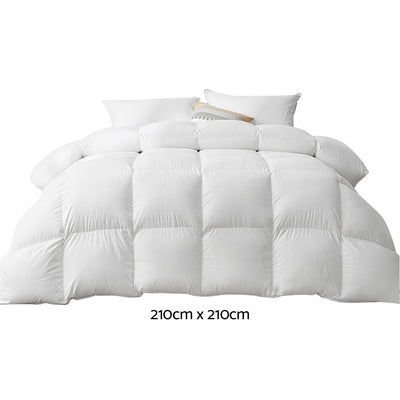 Giselle Bedding 700GSM Goose Down Feather Quilt Queen