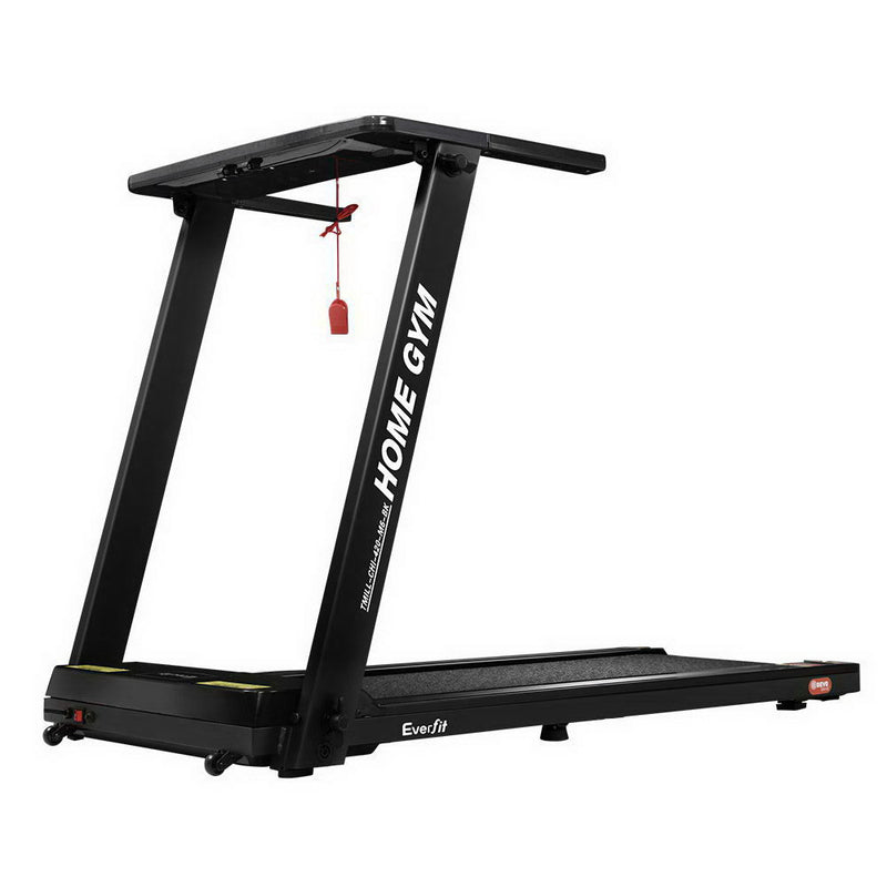Everfit Treadmill Electric Home Gym Fitness Exercise Fully Foldable 420mm Black