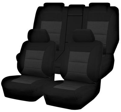 Seat Covers for TOYOTA RAV4 ACA33R-ACA38R-GSA33R SERIES 01/2006 - 2012 4X4 SUV/WAGON 5 SEATERS FR BLACK PREMIUM