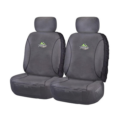 Seat Covers for MAZDA BT50 B22P/Q-B32P/Q UP-UR SERIES 10/2011 - ON SINGLE / DUAL / FREESTYLE CAB CHASSIS FRONT 2X BUCKETS CHARCOAL TRAILBLAZER