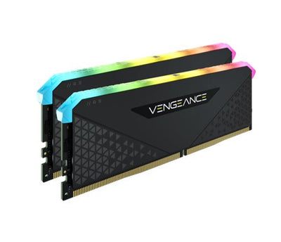CORSAIR Vengeance RGB RT 32GB 2x16GB DDR4 3600MHz C16 16-20-20-38 Black Heatspreader Desktop Gaming Memory for AMD