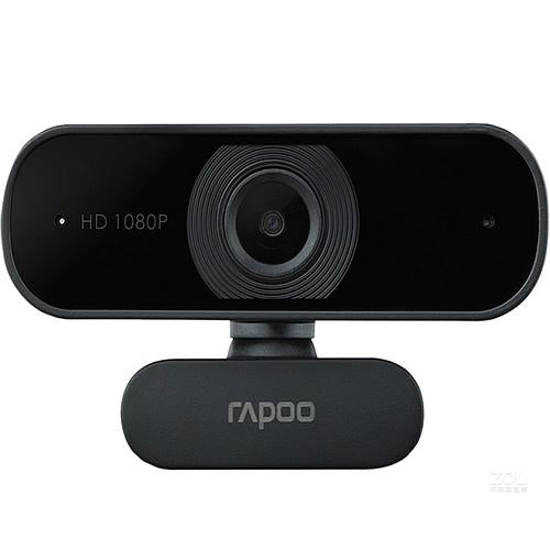 RAPOO C260 Webcam FHD 1080P/HD720P, USB 2.0 Compatible Win7/8/10, Mac OS X 10.6 or above, Chrome OS and Android V5.0 or above - Ideal for TEAMS, Zoom