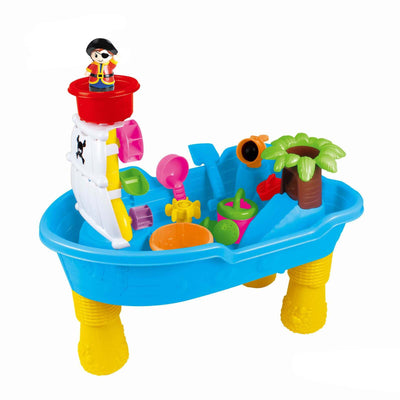 Children's Pirate Theme Ship Sand & Water Table for Creative Play