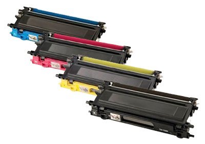 Compatible Premium TN348 BK/C/M/Y  Toner Set of 4  - for use in Brother Printers