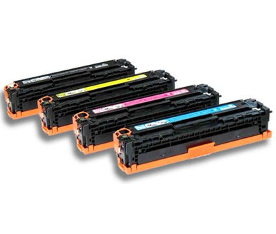 Compatible Premium Toner Cartridges 130A  4Pk Toner Set CF350A/CF351A/CF352A/CF353A - for use in HP Printers