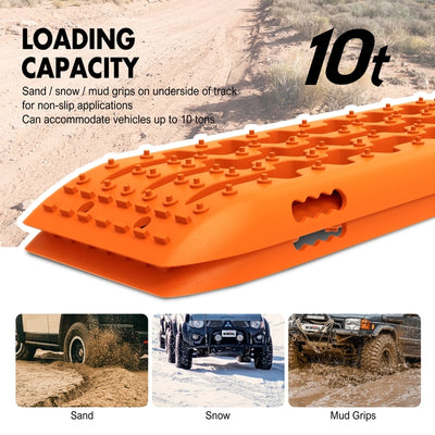 X-BULL Recovery tracks Sand Trucks Offroad With 4PCS Mounting Pins 4WDGen 2.0