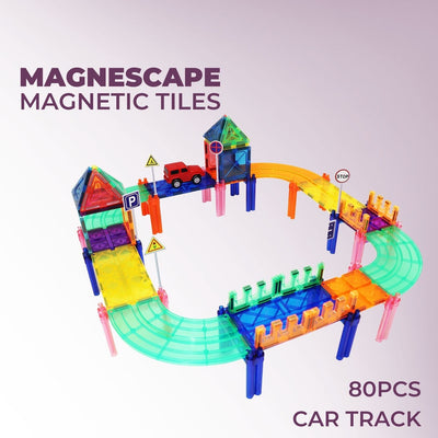 Magnescape 80pcs car track 9980