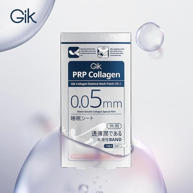 GIK PRP Collagen Essence Eye & Smile-Line/Neck Patch 5PCS Neck