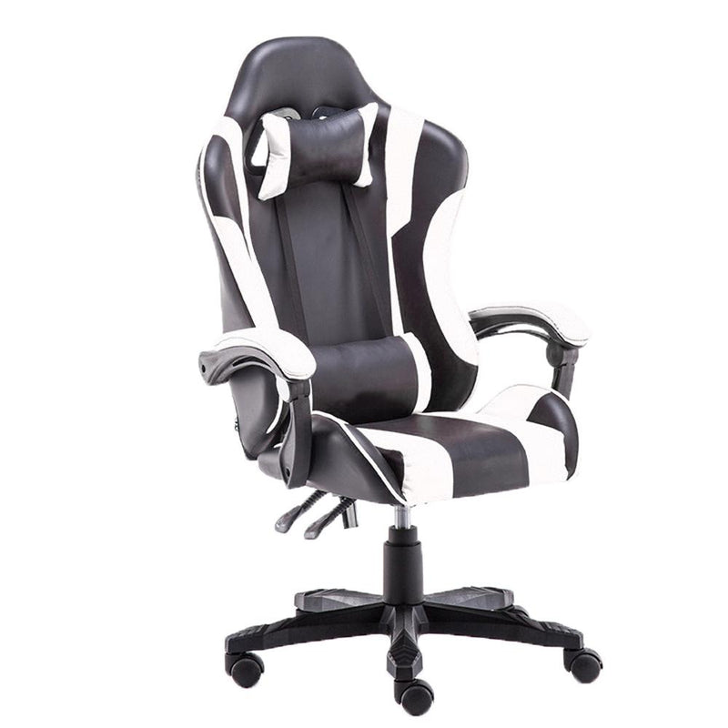 Gaming Chair Office Computer Seating Racing PU Executive Racer Recliner Large Black