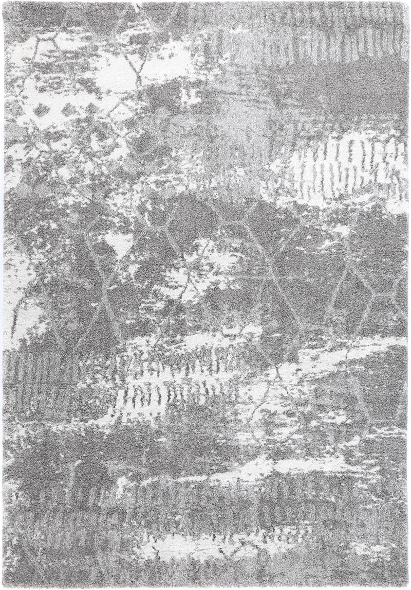 Yuzil Grey Abstract Rug 120x170cm
