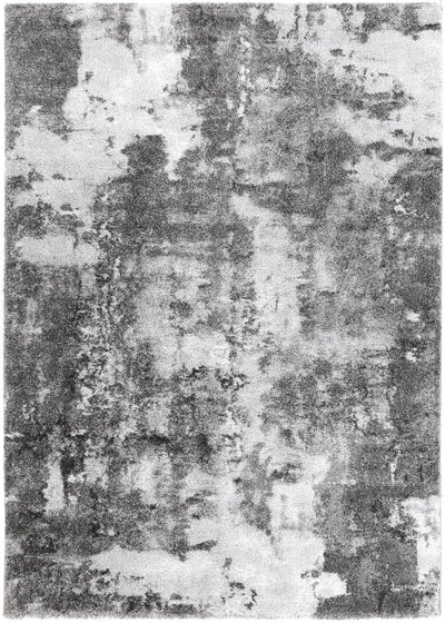 Yuzil White Grey Abstract Rug 160x230cm