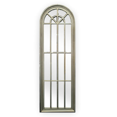 Window Style Mirror - Champagne Arch 60cm x 180cm