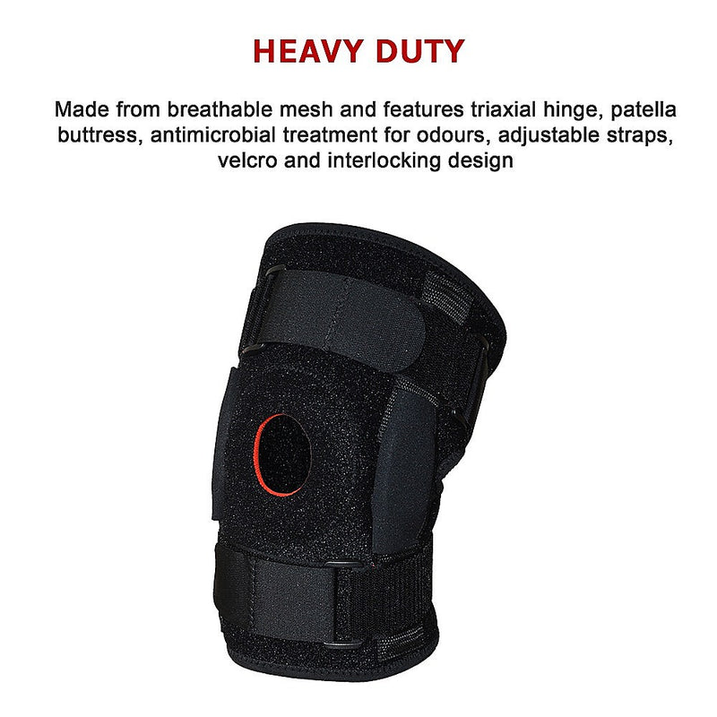 Hinged Knee Brace Support ~ ACL MCL ligament Runner&